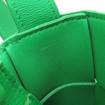 Bottega Veneta Shoulder Bag Candy Cassette Maxi Intrecciato Lambskin Green Gold