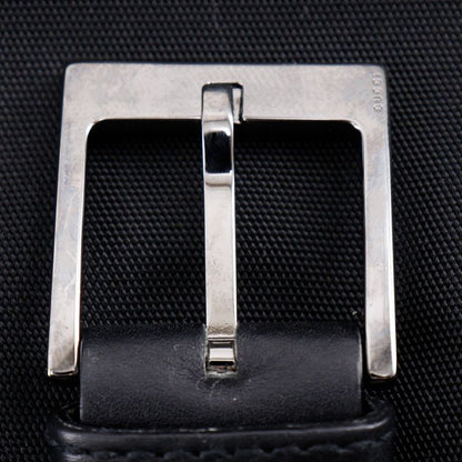 Gucci 141194 Nylon Canvas Black Unisex Shoulder Bag