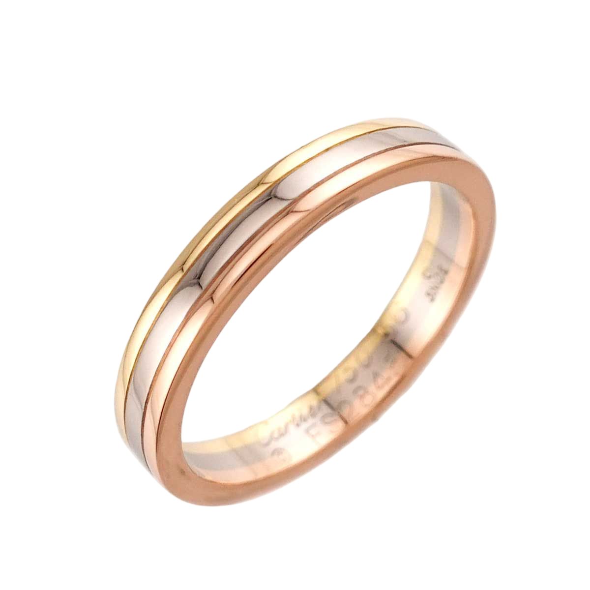 Cartier Vendome 56 Ring 18k YG WG PG Suri Gold 750
