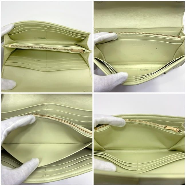 Bottega Veneta Bifold Long Wallet Light Yellow Cassette 742694