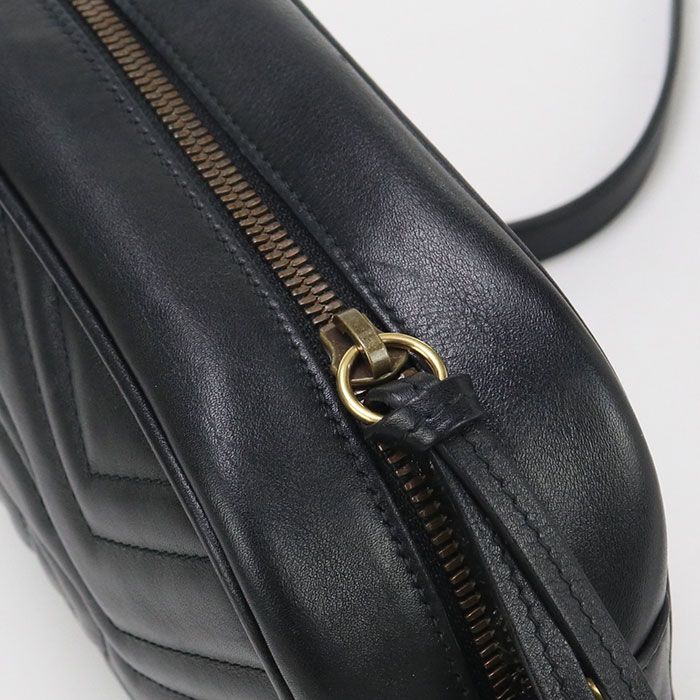 Gucci Small Camera Bag GG Marmont 447632 Shoulder Bag Leather Women