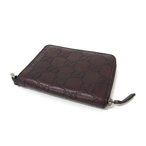 Gucci Guccissima Leather Coin Purse Brown — view 2