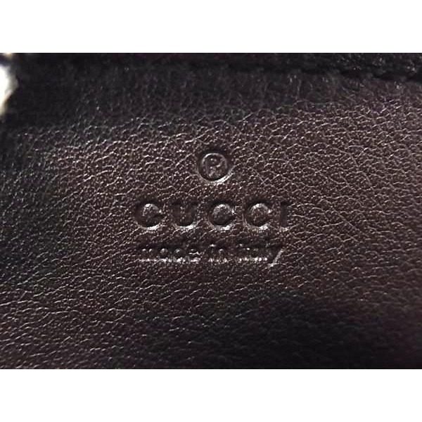 Gucci Guccissima Leather Coin Purse Brown — view 4