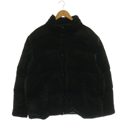Saint Laurent Paris Down Jacket Outer Zip Up Snap Button 54 Black NR
