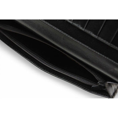 Cartier Wallet Long Leather Pasha Black Silver — view 11