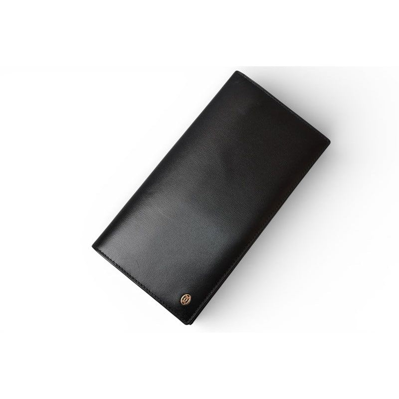 Cartier Wallet Long Leather Pasha Black Silver — view 2