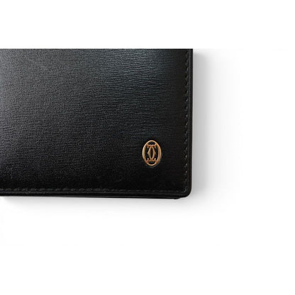 Cartier Wallet Long Leather Pasha Black Silver — view 4