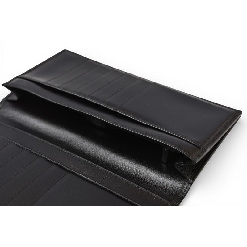 Cartier Wallet Long Leather Pasha Black Silver — view 7
