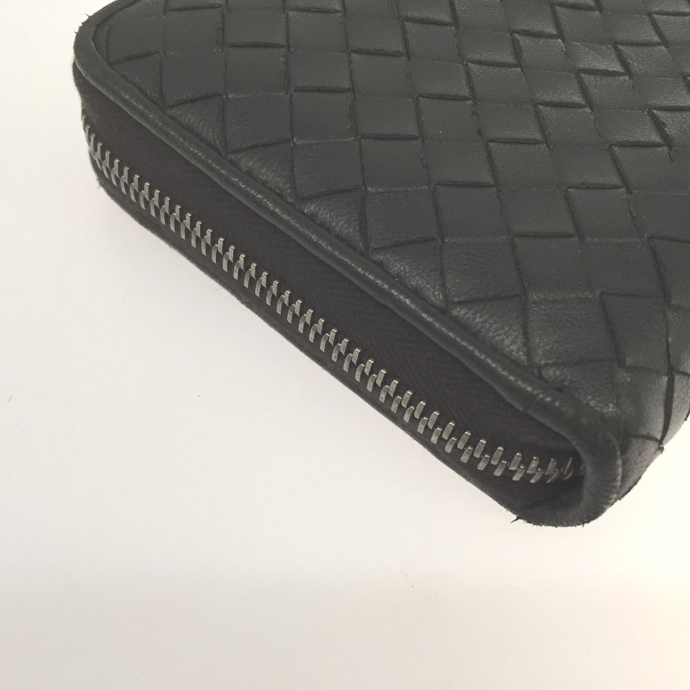 Bottega Veneta Long Wallet Round Zipper Intrecciato 275064