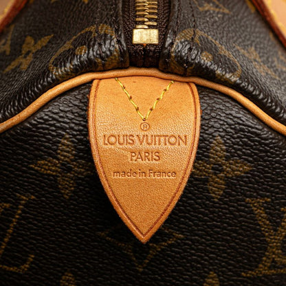 Louis Vuitton Monogram Speedy 25 Mini Boston Bag Handbag M41528 Brown PVC