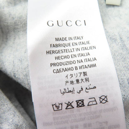 Gucci 492347 100% Cotton Ignacimon Real Print Short Sleeve T-shirt Black XS