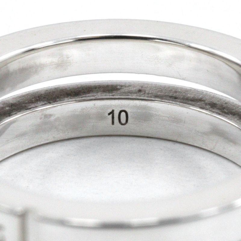 Gucci Logo Silver 925 9.5 Ladies 6.1g Ring