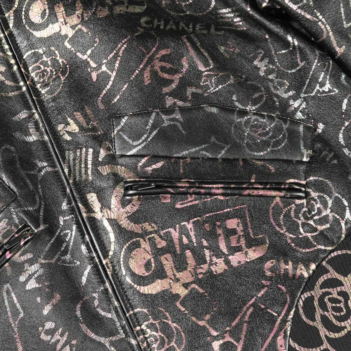 Chanel Jacket Lambskin Silk — view 9