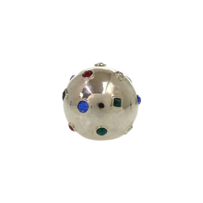 Louis Vuitton Planet Strass Cocktail Ring Metal Rhinestone
