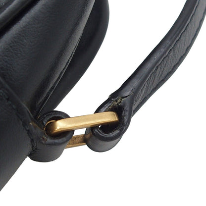 Saint Laurent Lou Camera Bag Black Leather Chevron — view 7