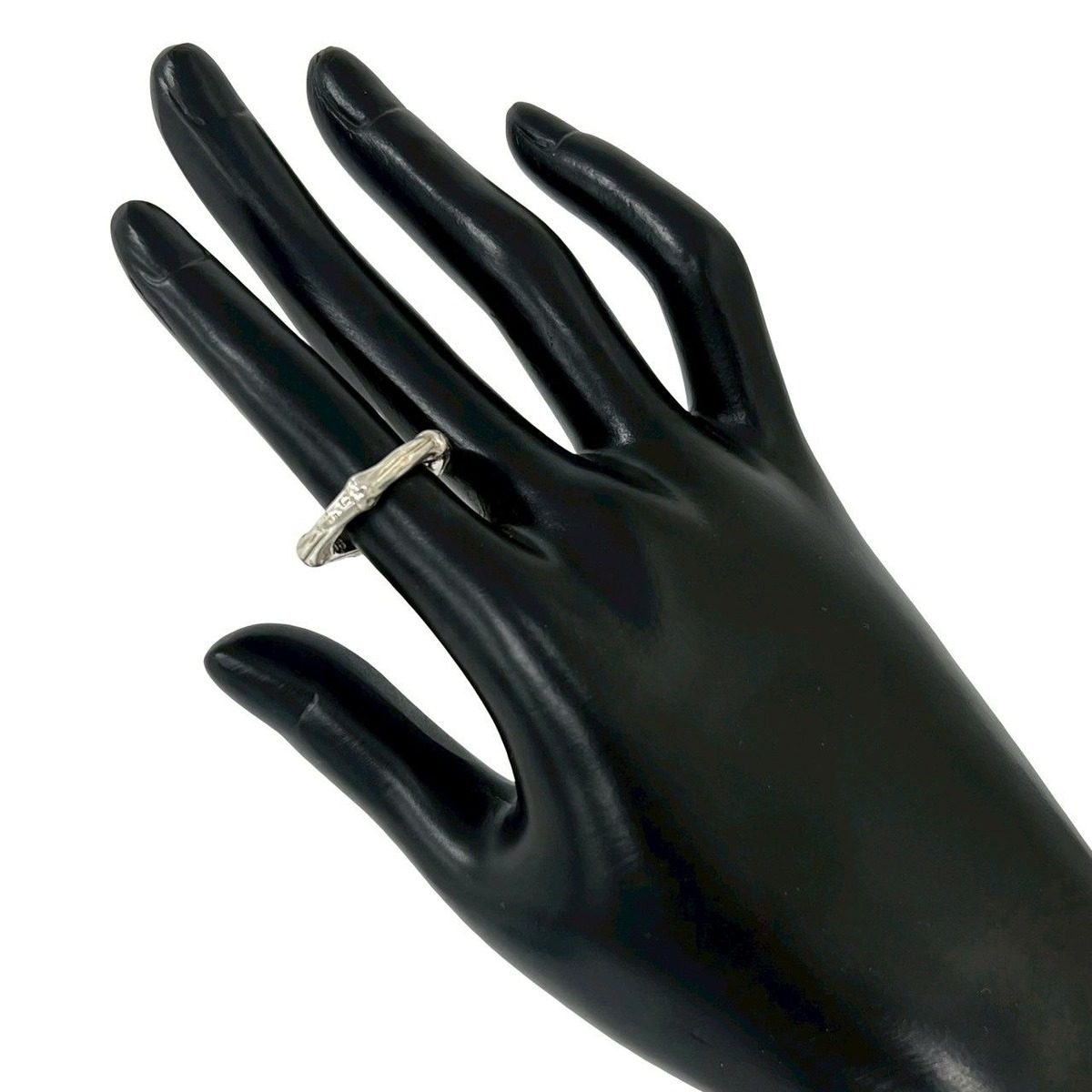 Tiffany & Co Box Bamboo Ring No 7 Silver — view 2