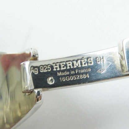 Hermes 16th Collierd Chien Lock Bracelet / Bangle Ag925 Silver Made In France