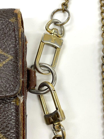 Louis Vuitton Monogram Portefeuille Accordion Long Chain Wallet M58008 Brown