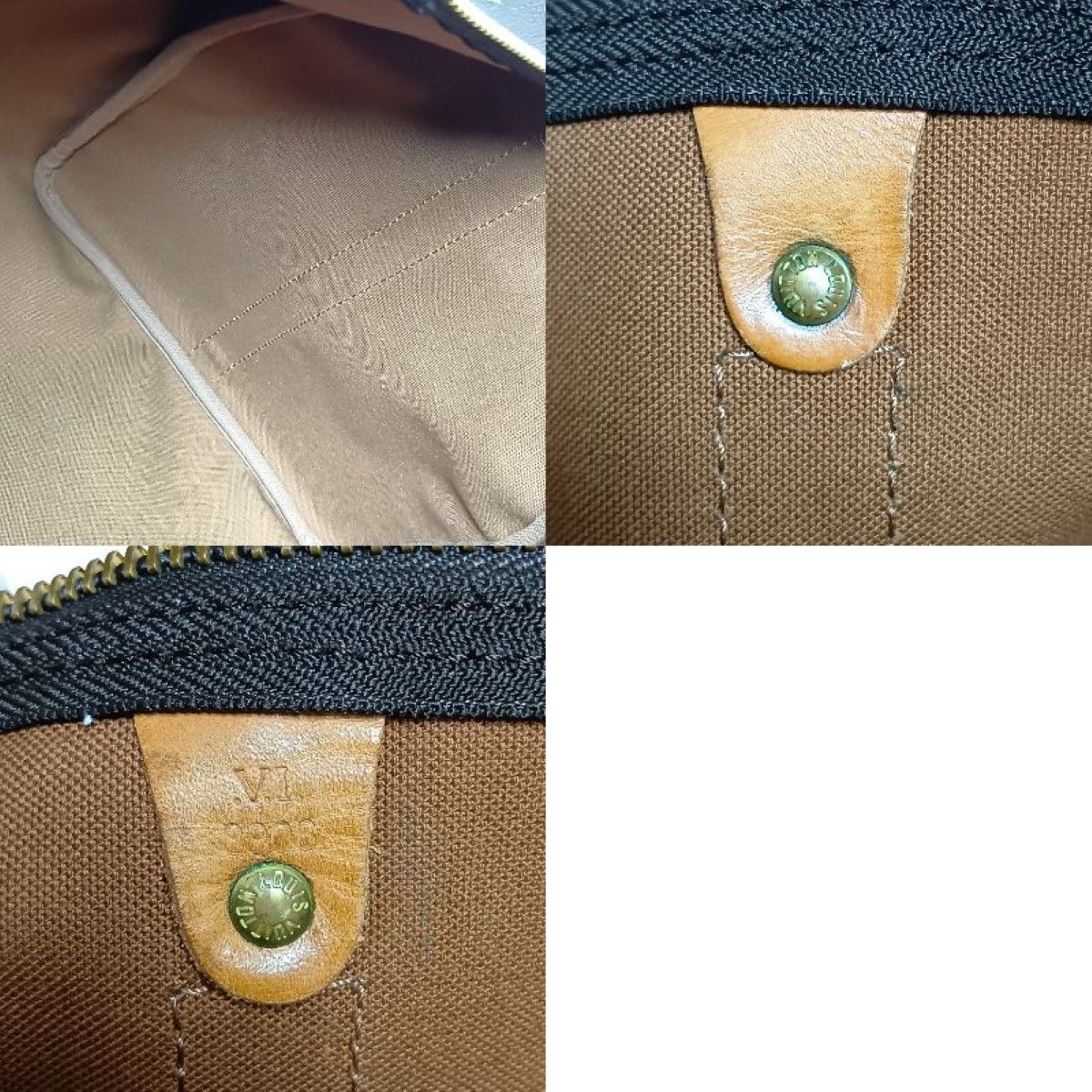 Louis Vuitton Monogram Keepall Bandouliere 55 Boston Bag M41414 Brown