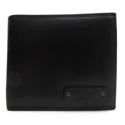 Gucci Wallet Men Leather Genuine Black 90690 1502 with Coin Purse Bifold
