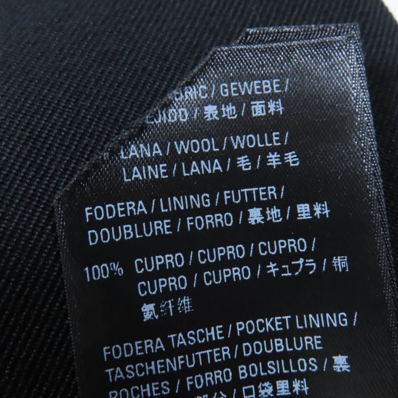 Balenciaga 623044 100% Wool Power Shoulder Tailored Jacket Black 34 Hanger Made