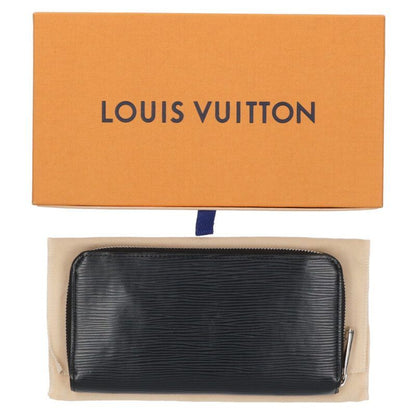 Louis Vuitton M61857 Zippy Wallet Epi Noir Black Long Wallet For Men