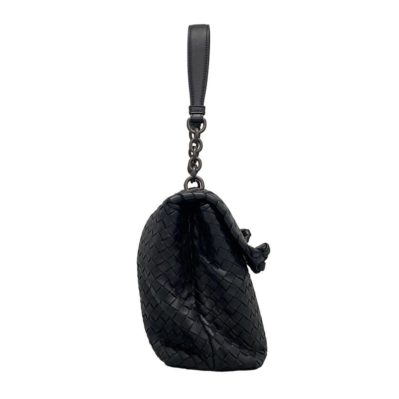 Bottega Veneta Handbag Medium Olympia Bag Dark Navy Leather