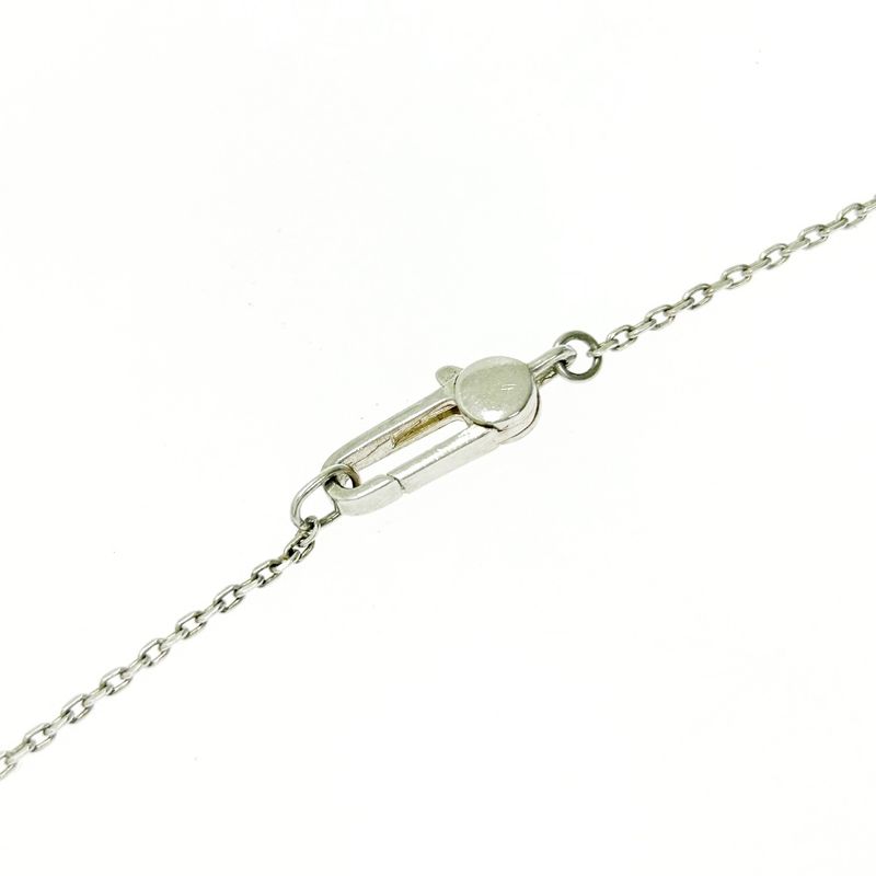 Gucci Silver Logo Square Plate Necklace 6.0g 925 Engraved 407864 Necklace