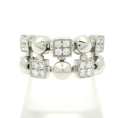 Bvlgari Ring Lucia 18K White Gold X Diamond 20P Diamond