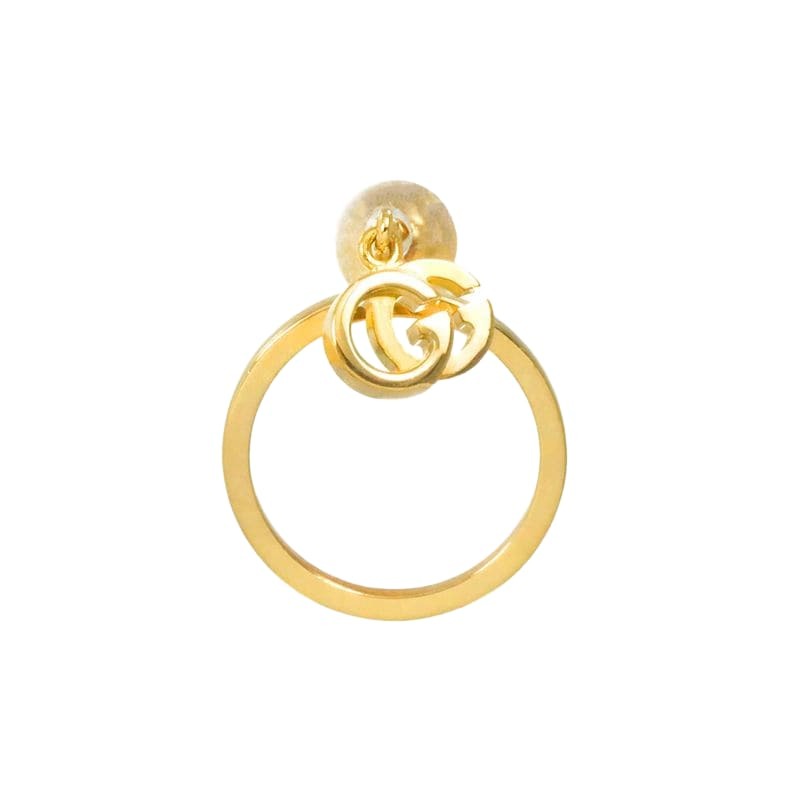 Gucci GG Running Swing Earrings 18K YG Yellow Gold 750 one Ear Only