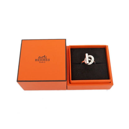 Hermes Ring Echape MM Size 53 Ag925 Silver - Accessories - Ring