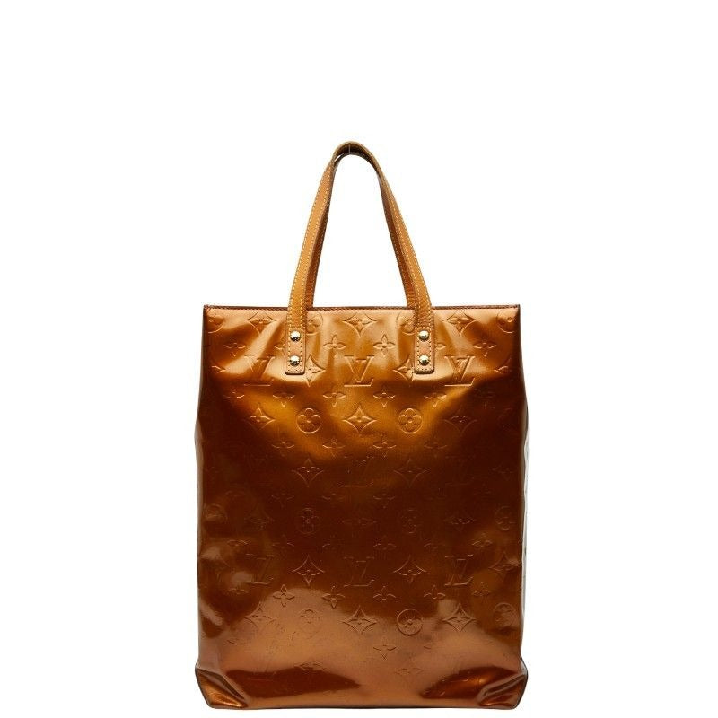 Louis Vuitton Monogram Vernis Reed MM Bronze Brown Patent Leather