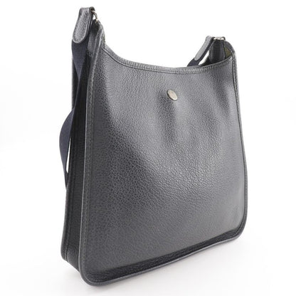 Hermes Vespa 28 Leather Gray □C Ladies Shoulder Bag