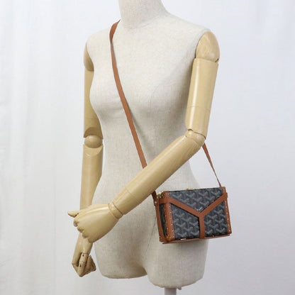 Goyard Minaudiere Trunk Bag Shoulder Bag Goyard Din Canvas Minaudiere Trunk Bag