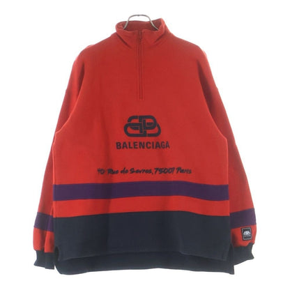 Balenciaga Rive Gauche Half Zip Sweatshirt