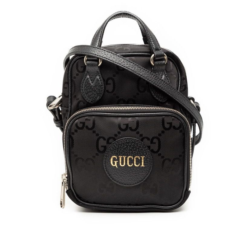 Gucci GG Nylon Off the Grid 2-Way Shoulder Bag Black