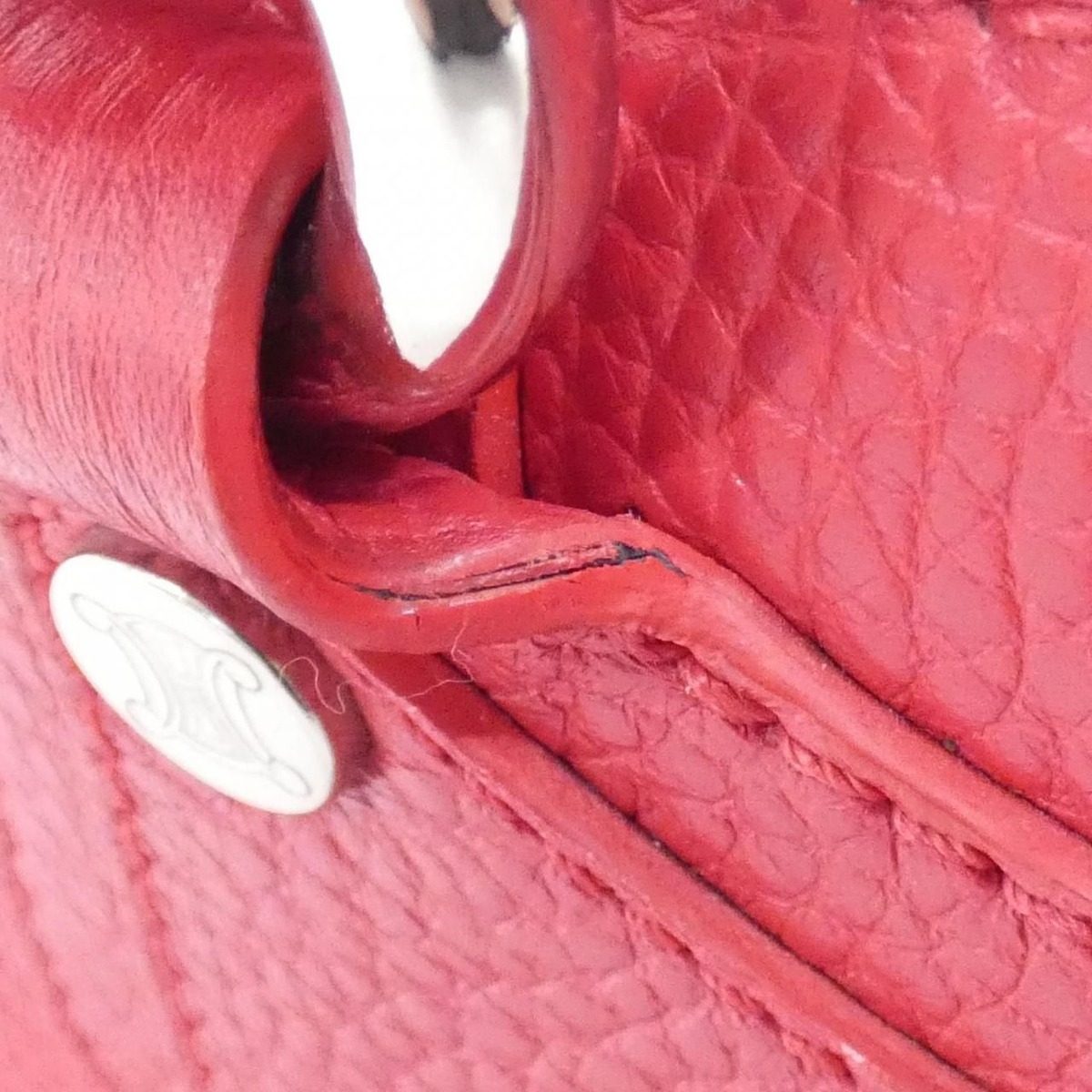 Celine Boogie Bag Handbag Red — view 6
