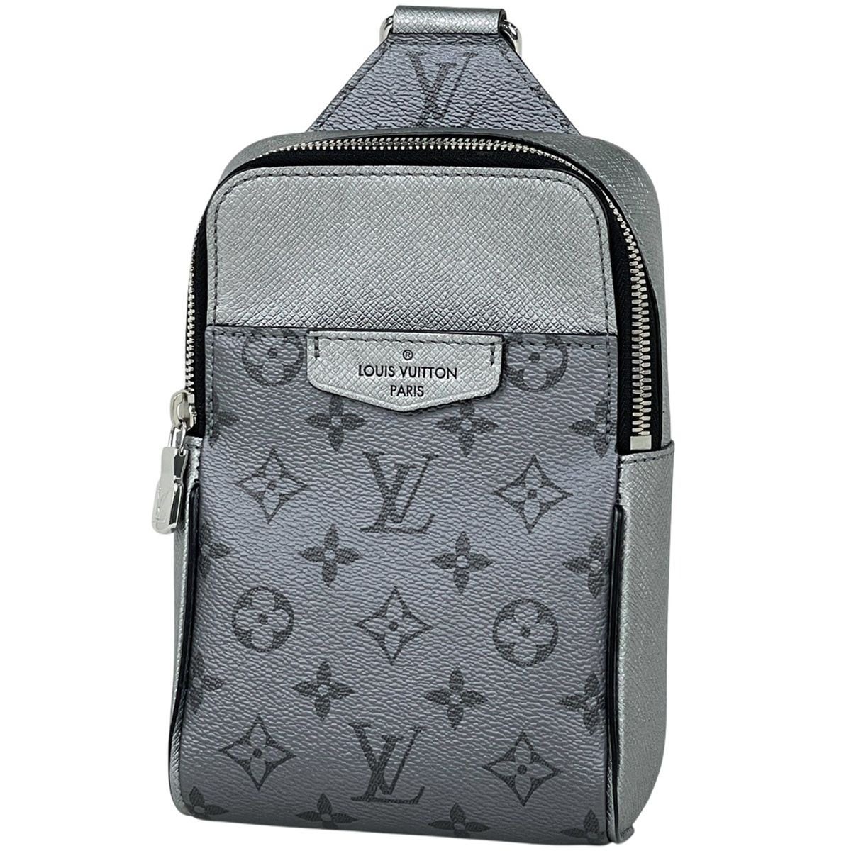 Louis Vuitton Outdoor Sling Bag Taigarama Silver
