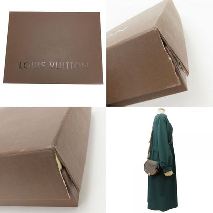 Louis Vuitton Shoulder Bag Tan Blanc M51179 Monogram Nubuck Brown Gold Hardware