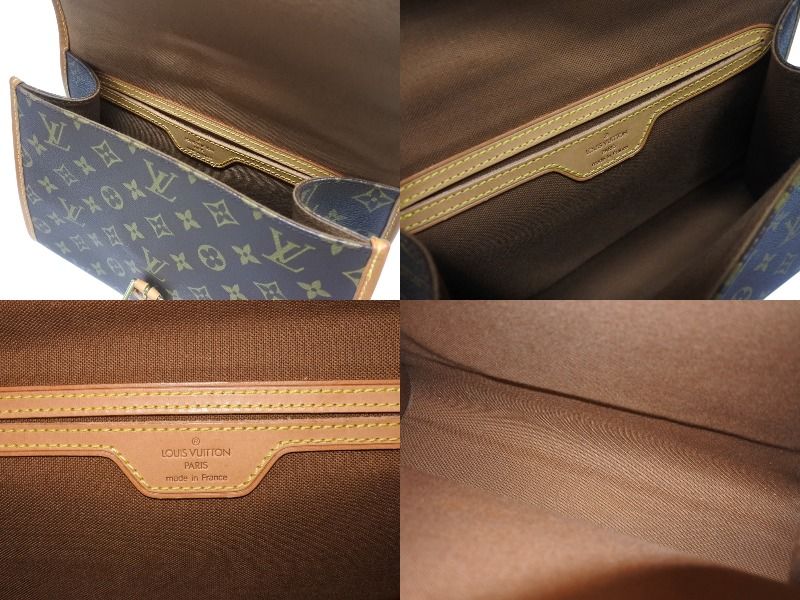 Louis Vuitton Shoulder Bag 2-Way Vernia Monogram Canvas Leather Brown — view 7