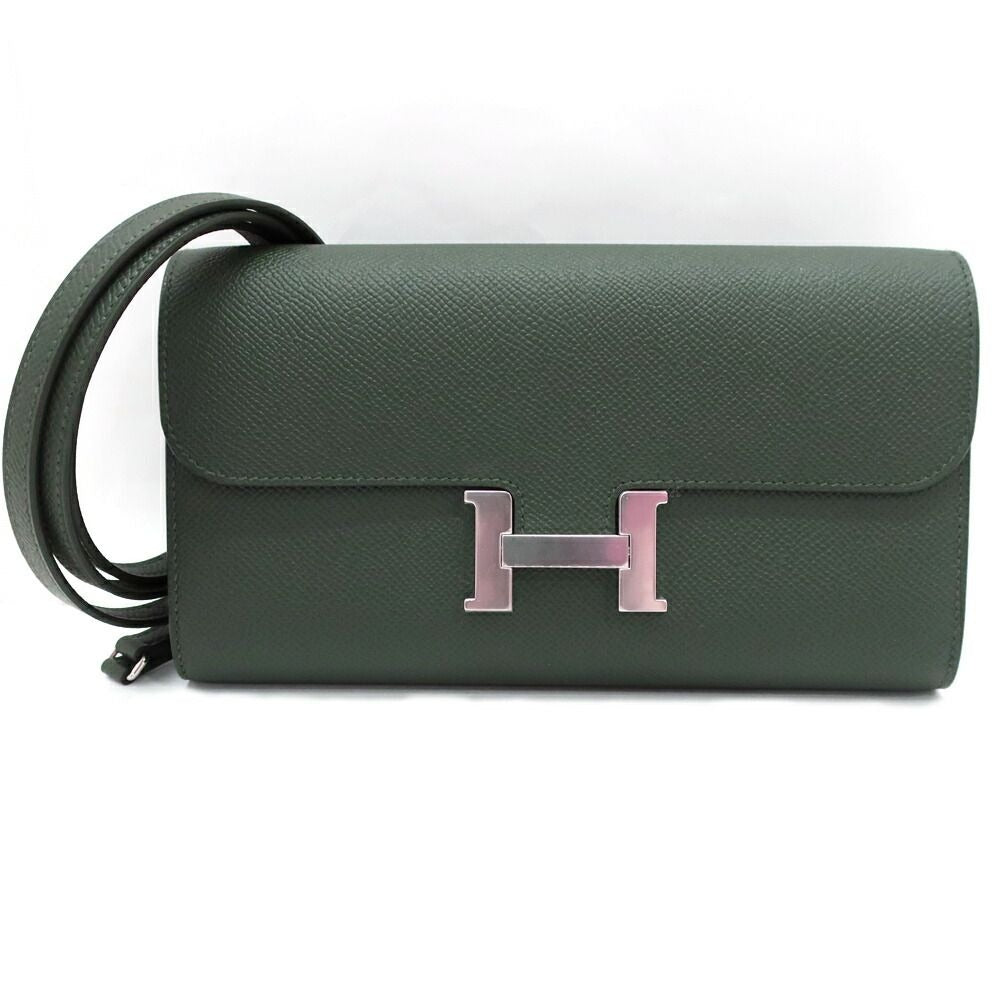 Hermes Constance Wallet to Go Epsom Vert