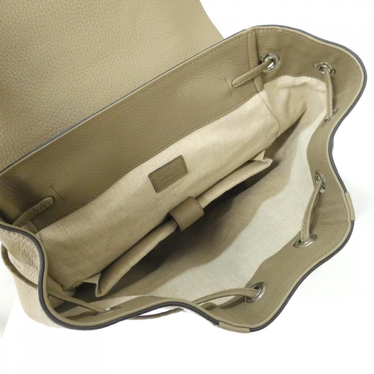Gucci Backpack Leather Silver — view 5