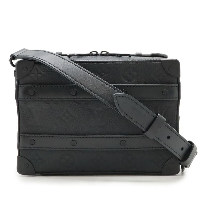 Louis Vuitton Taurillon Monogram Handle Soft Trunk Pochette Shoulder Bag 2-Way