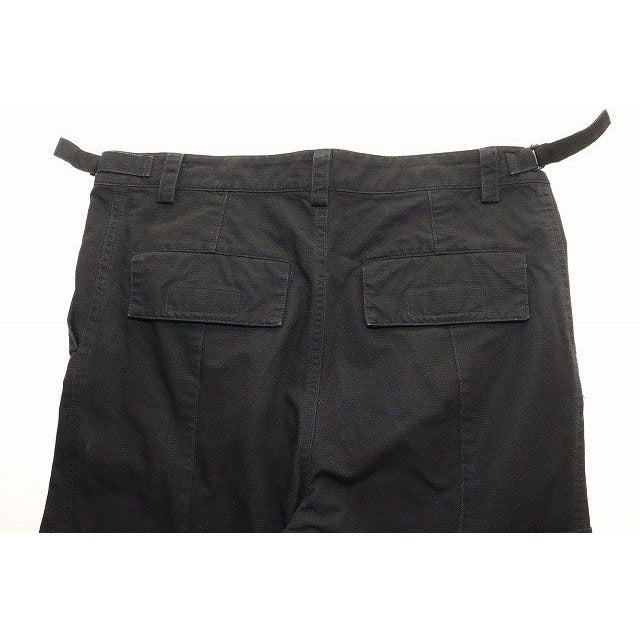 Balenciaga 23 AW Flared Cargo Pants Black M Tkp27 Long — view 4