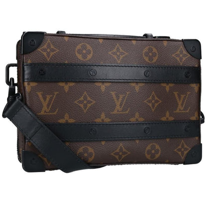 Louis Vuitton M45935 Handle Soft Trunk Monogram Macassar Shoulder Bag Men's