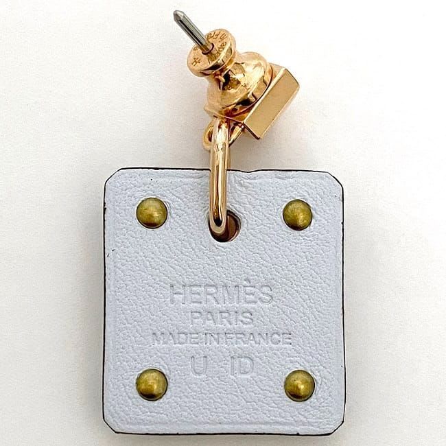 Hermes Earrings As de Coeur Pink