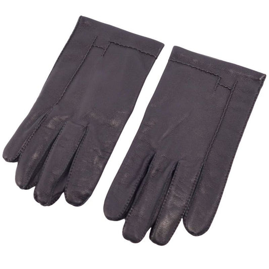 Hermes Gloves H Logo Lamb Leather Men's Fran