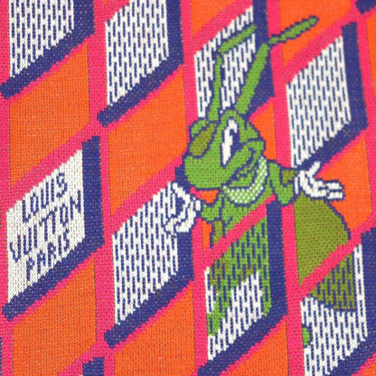 22aw Louis Vuitton Virgil Abloh Diamond Damier Sweatshirt/pullover Orange And