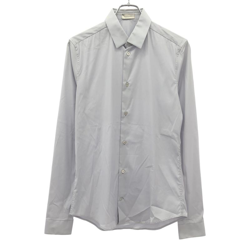 Balenciaga Cotton Stretch Dress Shirt Grayish 38