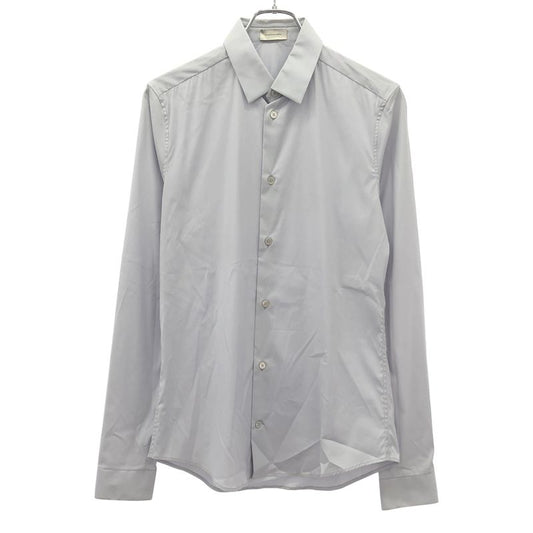 Balenciaga Cotton Stretch Dress Shirt Grayish 38
